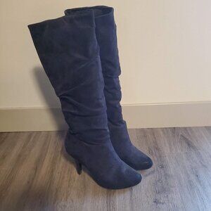 Suade Heel Boots